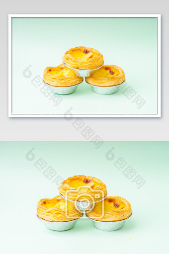 蛋挞甜点美食烘焙西式糕点背景摄影图图片