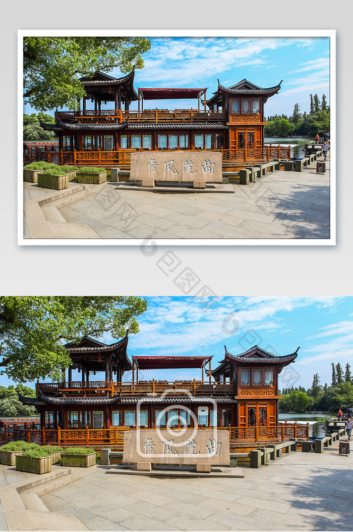 中式古代建筑木房子中国风摄影图图片图片