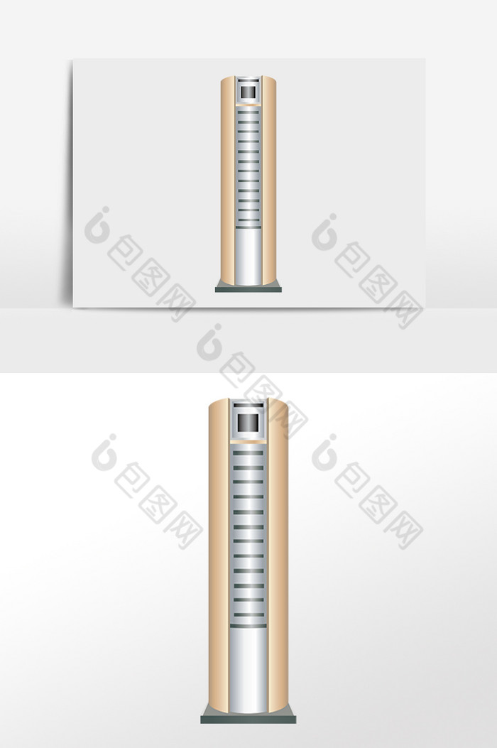 日常生活电器柜机空调插画图片图片