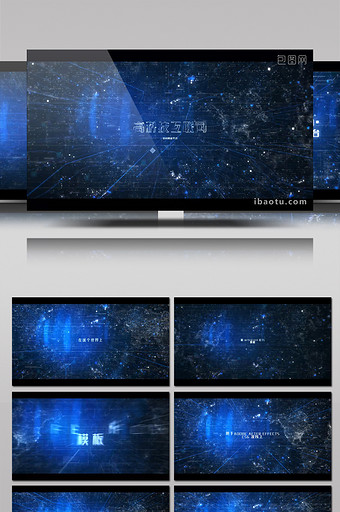 高科技互联网络5G时代宣传片头AE模板图片