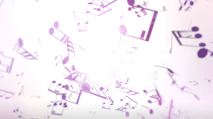 音乐符号粒子动画展示LOGO片头AE模板