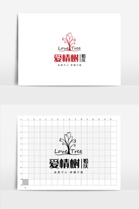 婚庆行业标志VI设计婚庆结婚logo