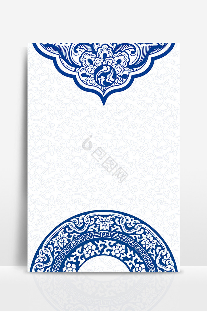 青花花纹图片