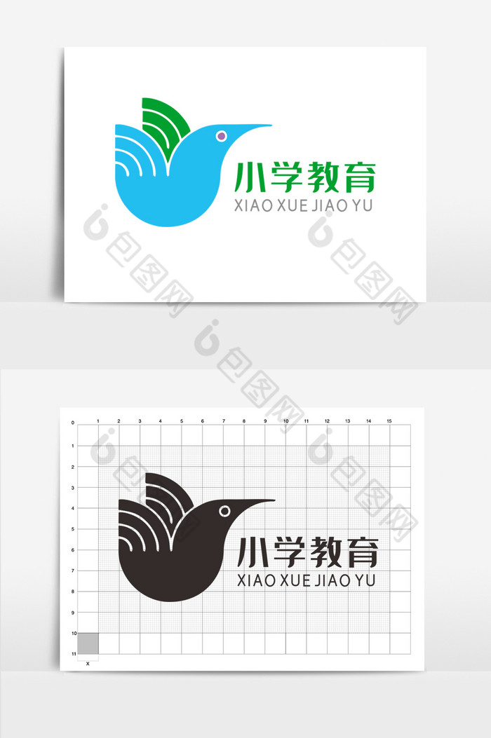 小学教育logovi模板图片图片