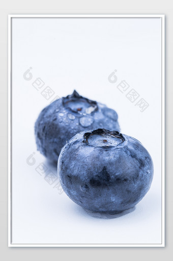 大气蓝莓微距摄影图图片