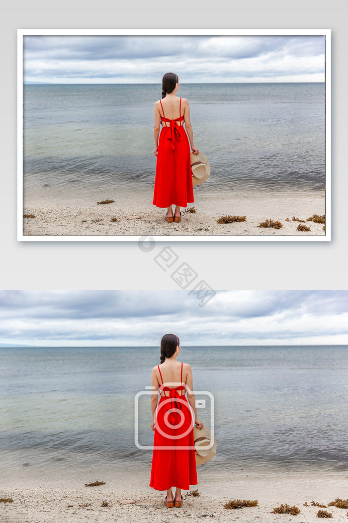 菲律宾奥斯洛布海边沙滩摄影图片