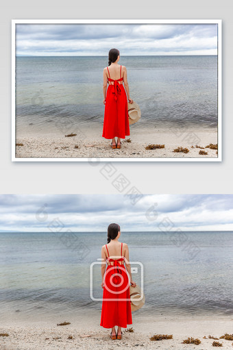 菲律宾奥斯洛布海边沙滩摄影图片