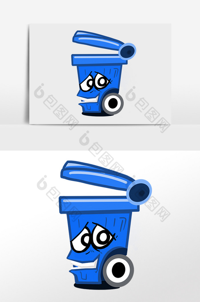 环境环境垃圾桶插画图片图片