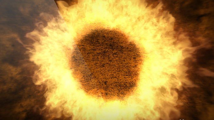 3款燃烧火焰动画背景合成特效元素素材视频