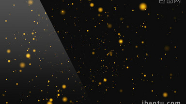6组横竖屏金色粒子光斑装饰视频素材