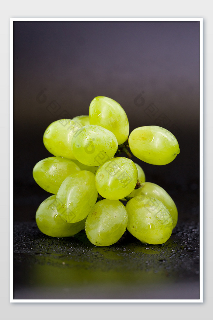 绿的大葡萄进口新鲜水果好吃摄影图片应季