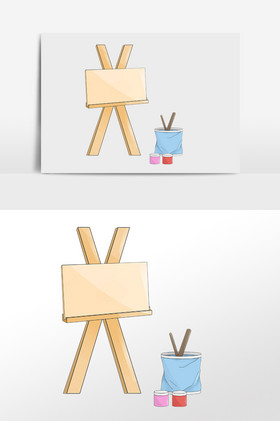 插画美术画架画具天美术画架美术画架暑假培训男孩画架复古新中式中国