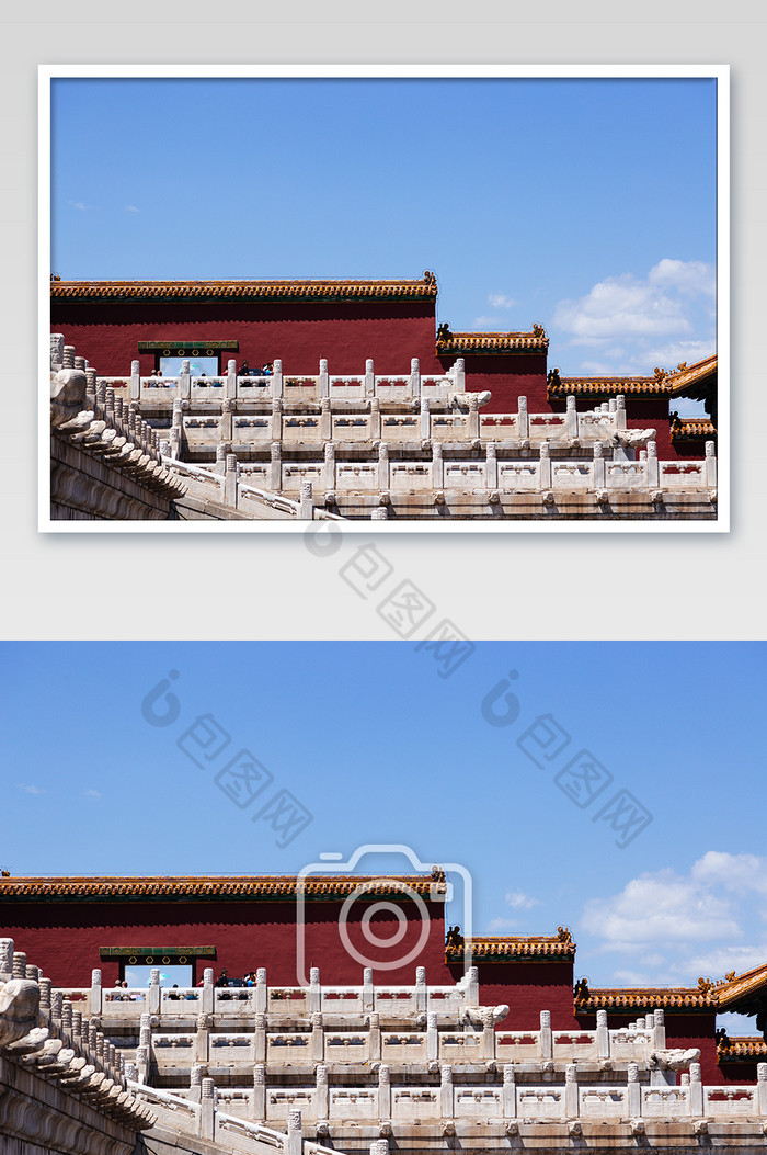 北京故宫古建筑城墙楼梯高清摄影图图片图片