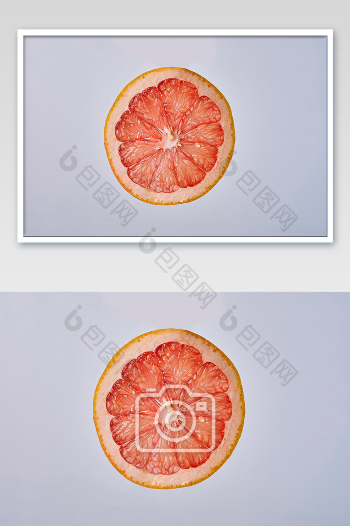 橙色红色西柚柚子新鲜水果果肉美食摄影图片图片