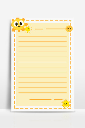 卡通兔子ai信纸背景模板玫瑰花手绘水彩ai信纸背景模板花卉信纸图片