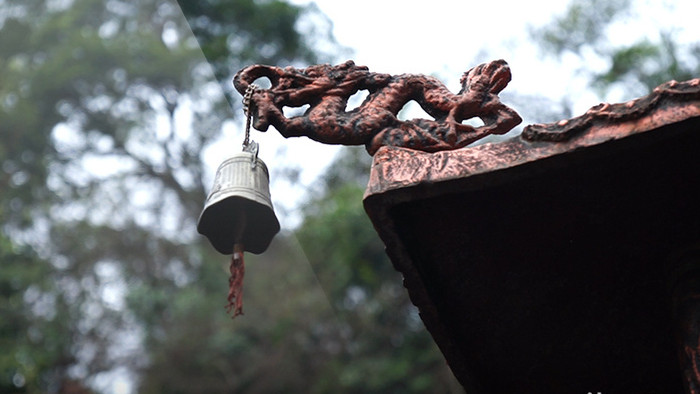 实拍寺庙的古物素材