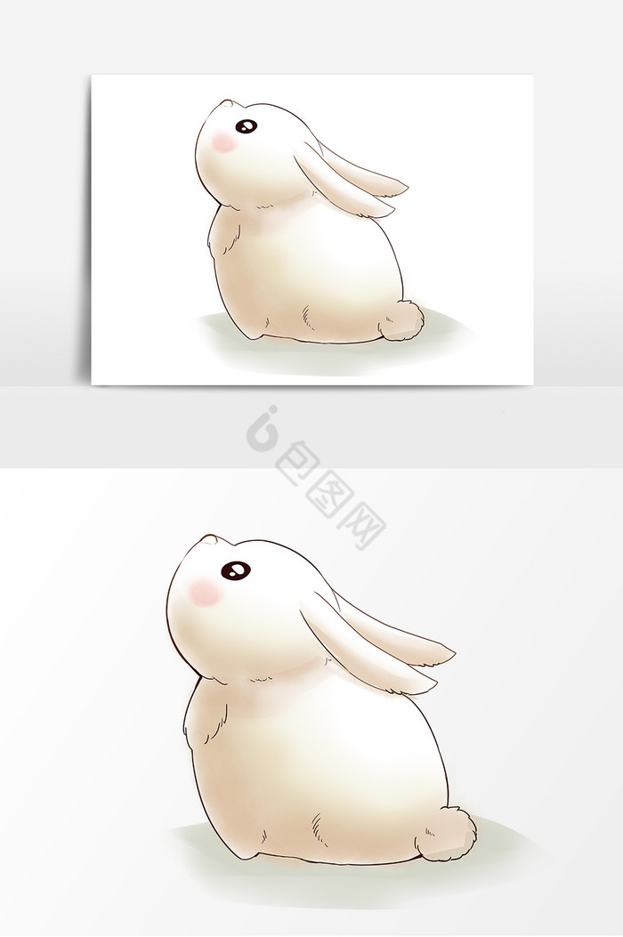 中秋节玉兔兔子图片