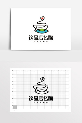 咖啡店咖啡馆VI标志LOGO