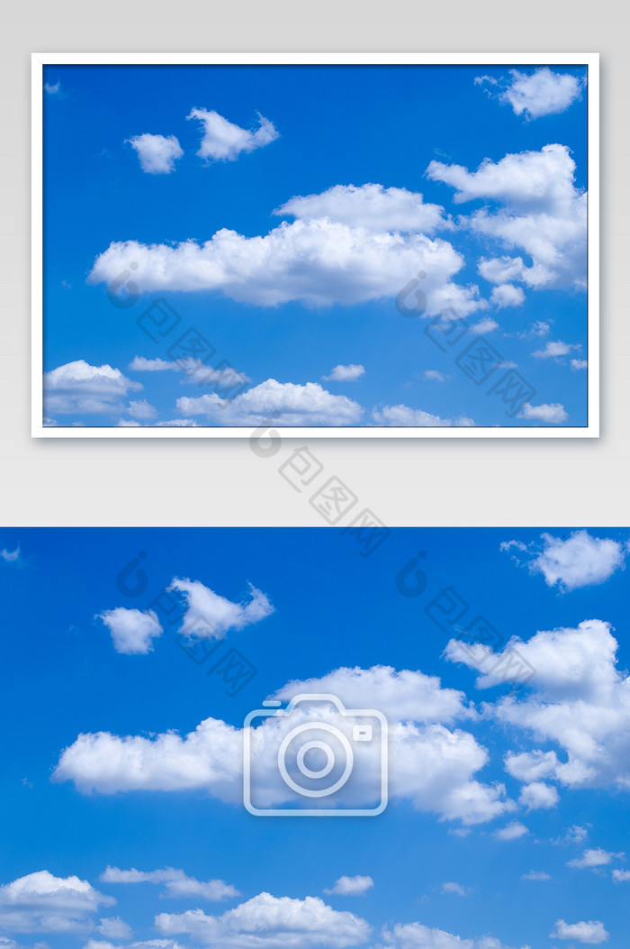 天气简约大气蓝天白云背景图片图片