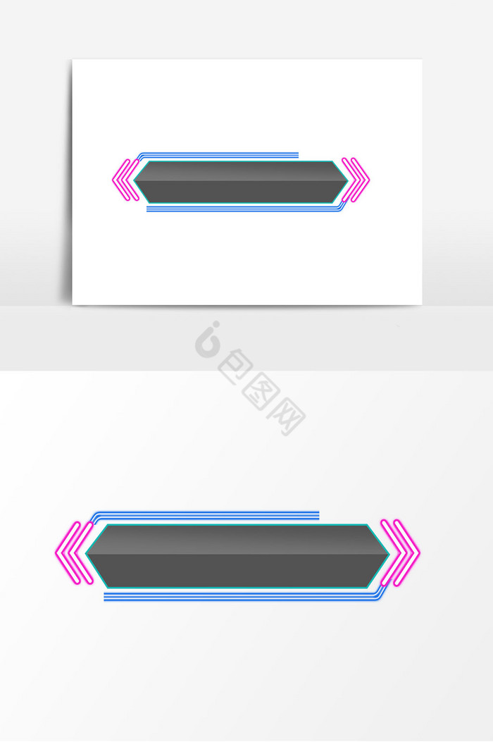 霓虹灯边框装饰图片