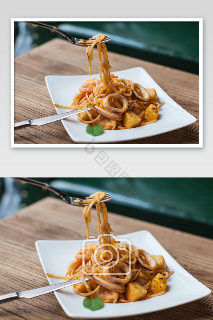 意大利面条美食摄影图片