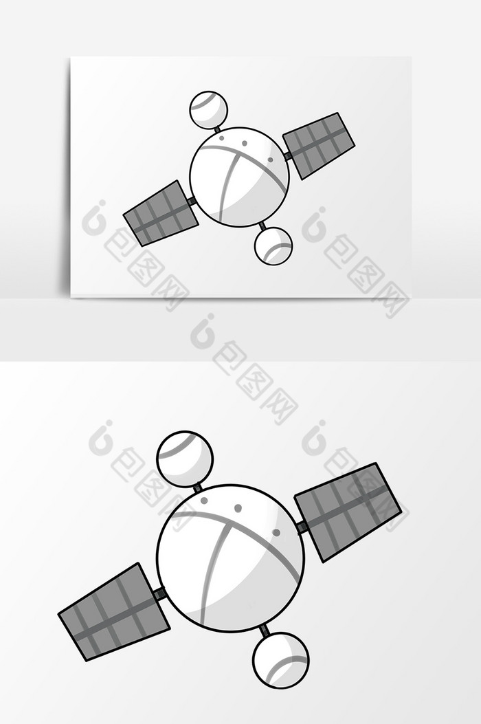 灰白卫星图片图片