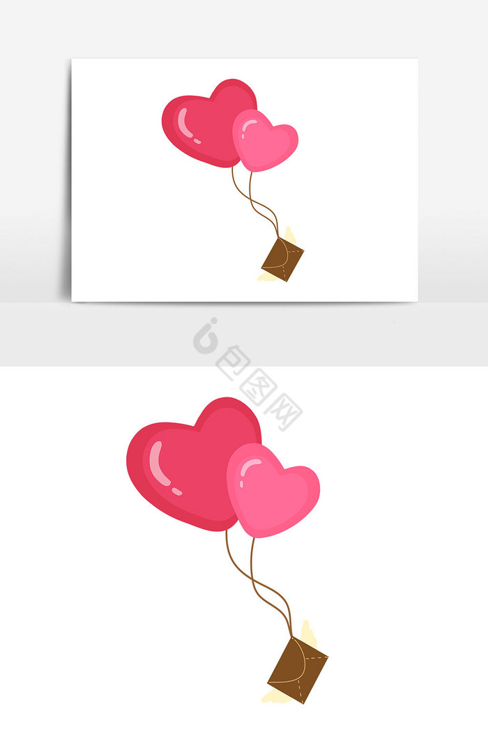 七夕节气球信封图片
