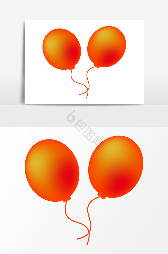 庆祝气球AI图片