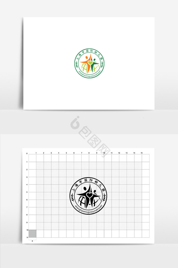 国际幼儿院VI标志logo图片