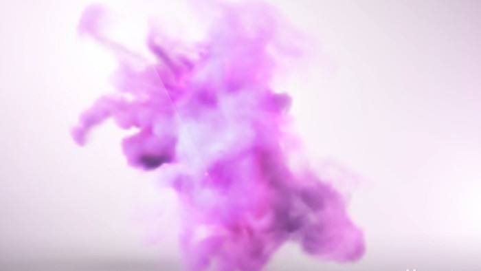 喷涌的紫色魔法烟雾LOGO特效AE模板