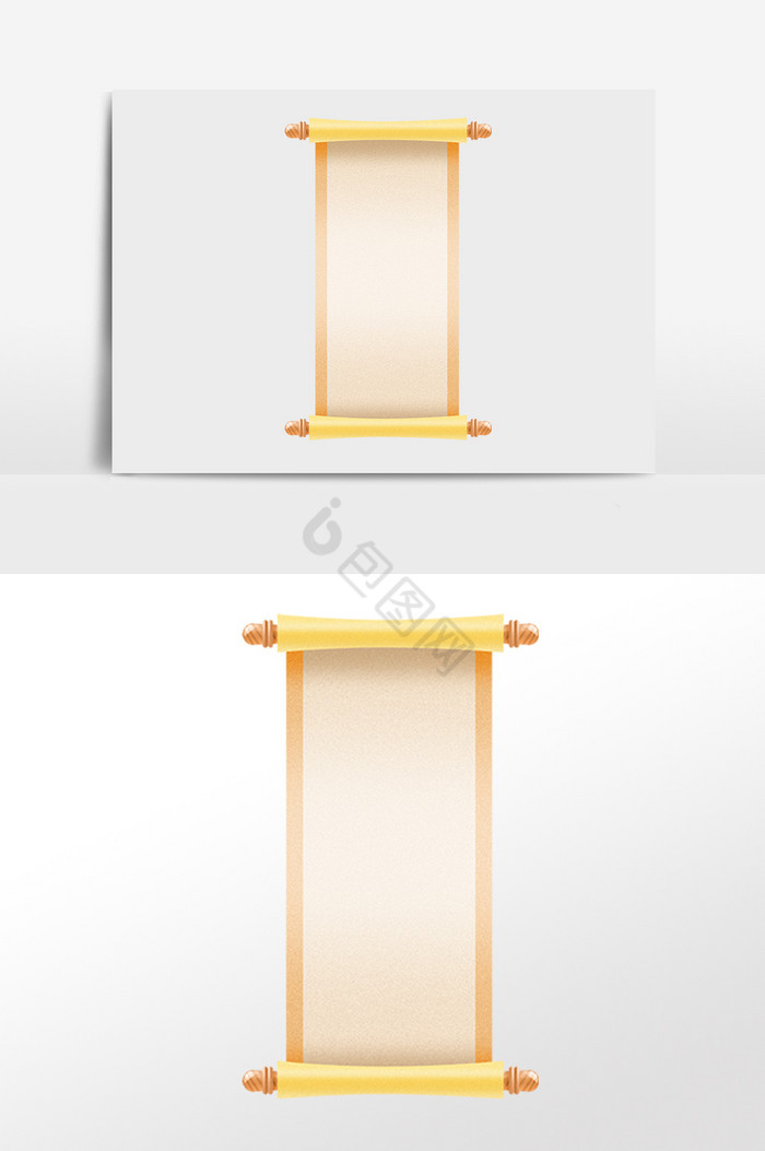 画轴卷轴图片设计-画轴卷轴海报-包图网