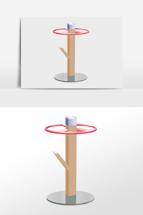 手绘运动健身锻炼器械用品插画