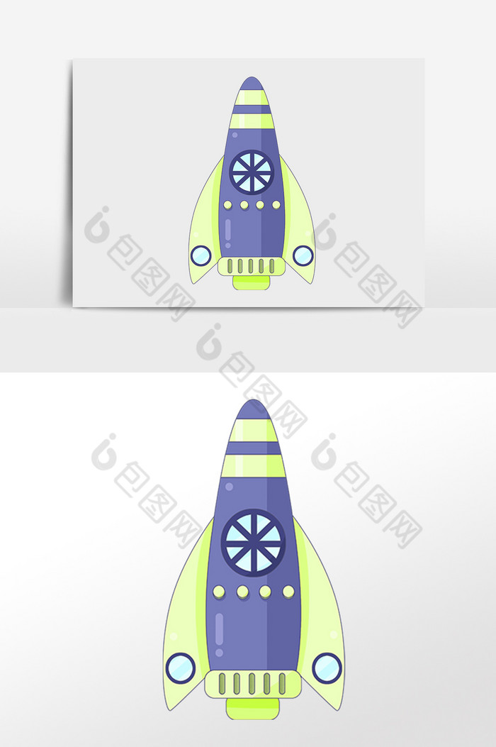 航天航空火箭飞船插画图片图片