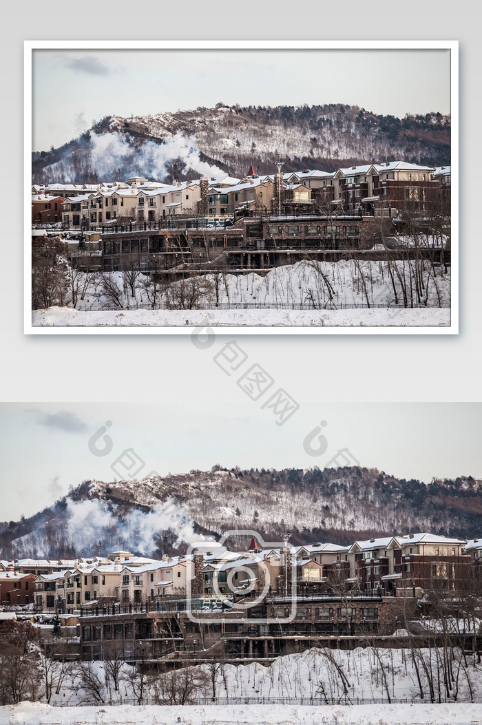 冬季城市景色摄影图片