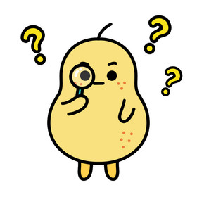 疑问插画可爱小白猫表情包2疑问蓝色森系圆脸小男孩动态疑问表情包