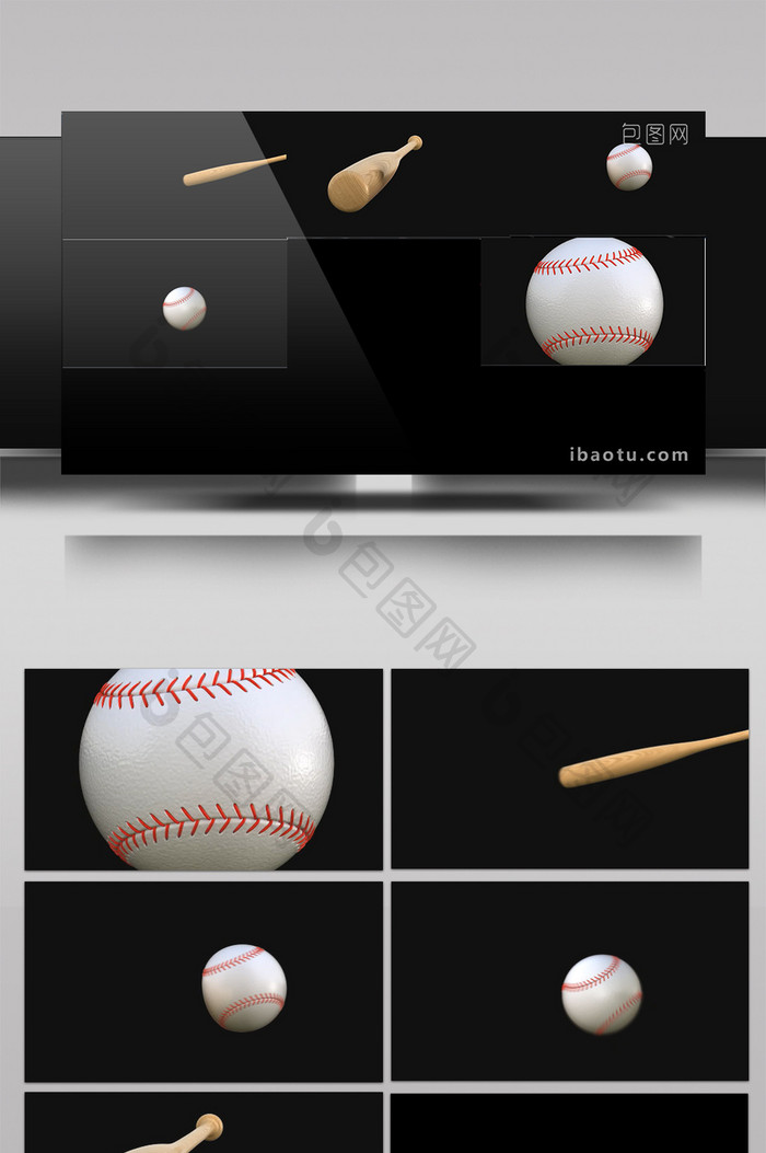 击打棒球可叠加视频元素