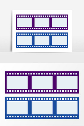 电影胶卷矢量元素