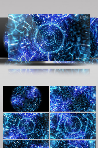 粒子穿梭光效动画标题合成特效元素素材视频图片