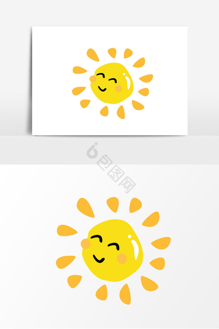 太阳卡通画图片-太阳卡通画素材免费下载-包图网