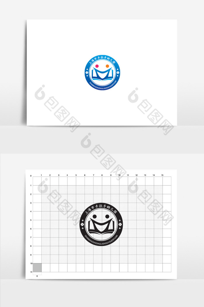 心连心校徽VI标志logo图片图片