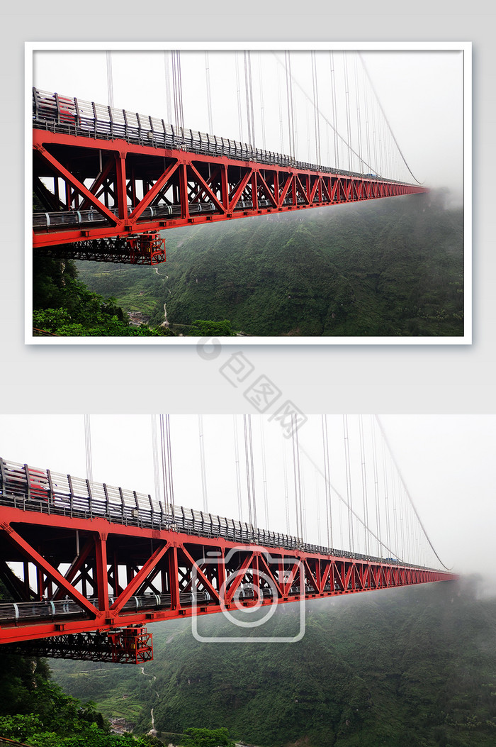 矮寨大桥摄影图片