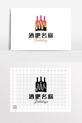 酒吧创意夜店LOGO标志VI