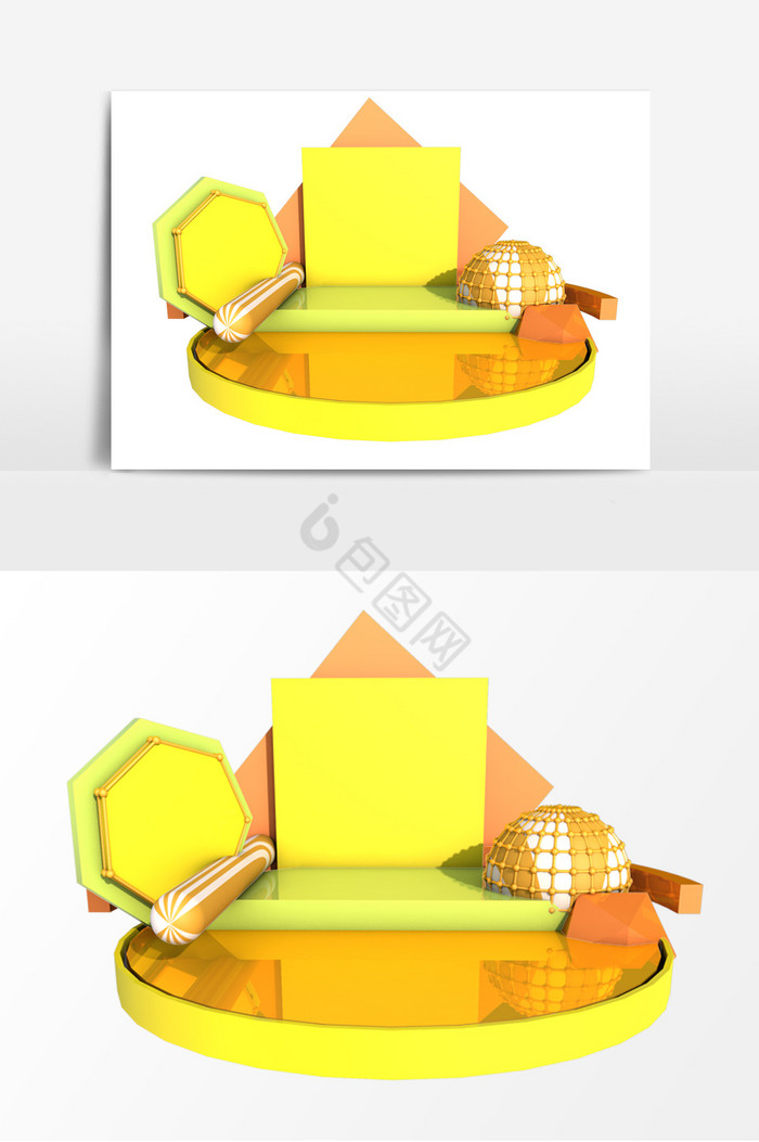 C4D活动促销双十二促销图片