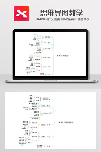 思维导图教学思维导图xmind模板图片