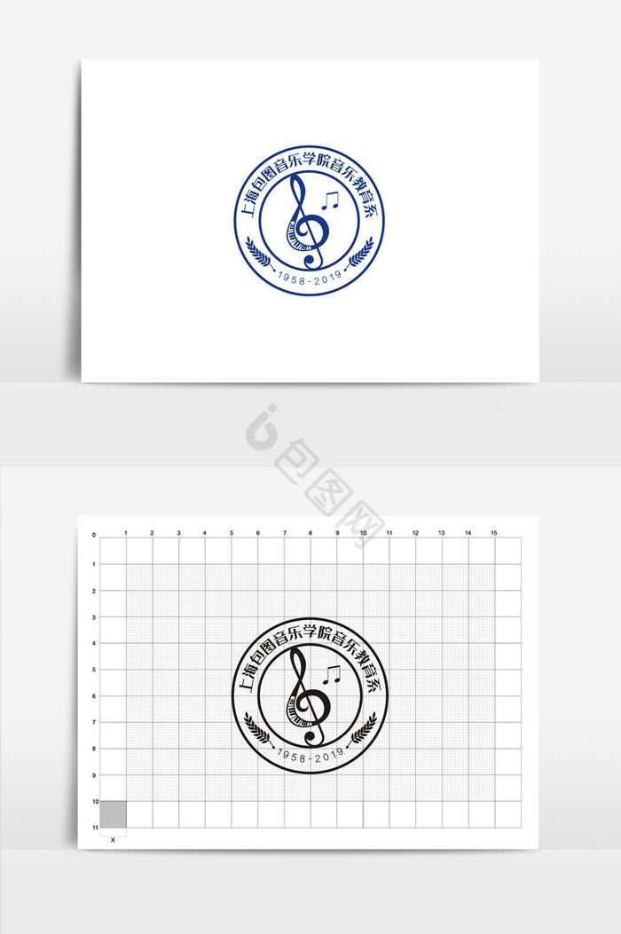特色音乐学院VI标志logo图片