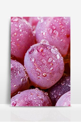 紫色葡萄水果果蔬背景图片