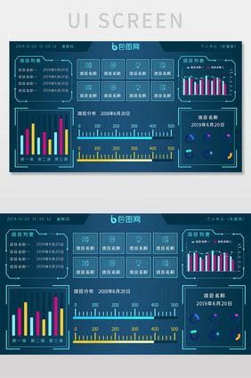 大数据分析界面设计可视化界面UI设计