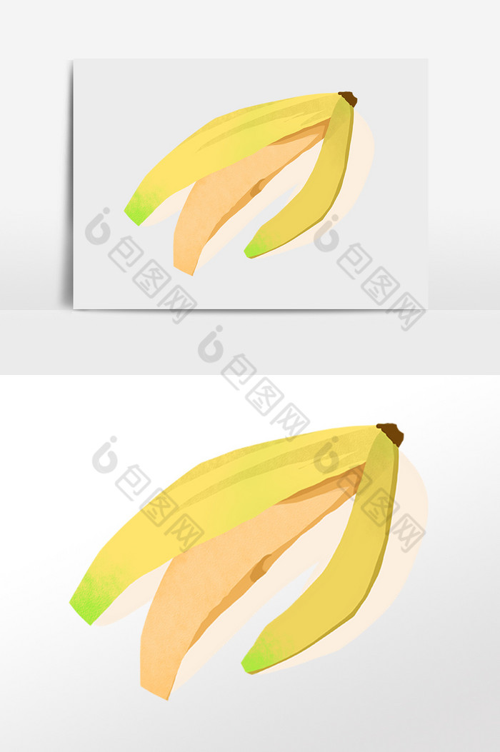 垃圾分类生活垃圾香蕉皮插画图片图片