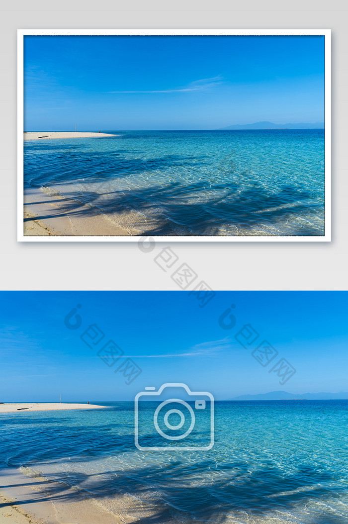 海水海岸边旅行蔚蓝海滩风景度假摄影图图片图片