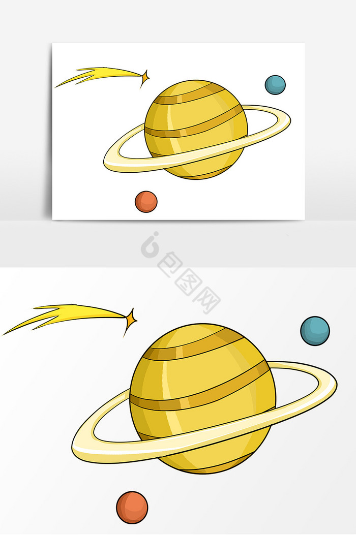 星球土星图片